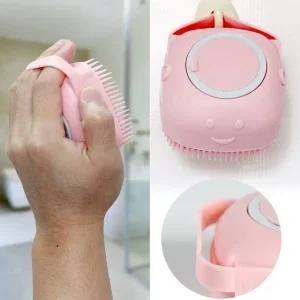 강아지 목욕빗 고양이 샤워 목욕 브러쉬 대형견 샤워솔 마사지 (WFJCYVD)