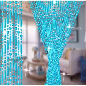 구슬 문발 현관 비즈 출입문 중국집 입구 가림막 가리개 비즈발