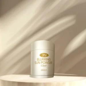 오휘 3HR 블러링 선파우더 밀착 파우더 01 클리어 20g 1개