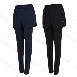 [프로스펙스]여성 약기모 우븐 반바지 결합형 레깅스 / PW3WZ23F511,512_GN