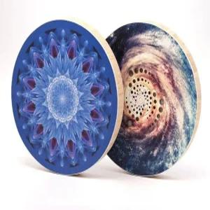 명상 시냇물소리 악기 스트림 드럼 블루 만다라 요가 보조 도구 인테리어 소품 가게 소품샵