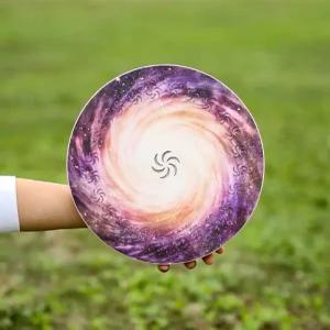 명상악기 우주 만다라 요가 보조도구 대형 29cm 스트림 드럼 에스닉 악기 히피 보헤미안