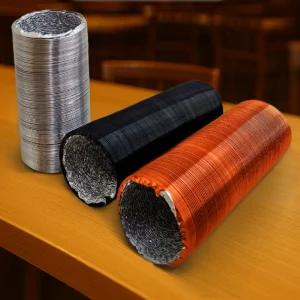 식당 후드덕트 자바라 105파이 주방 배기 교체 후드 주름관