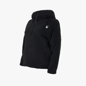 [롯데백화점]스파이더 여성 플리스 풀오버 후드 티셔츠 SPIWCNHD352WBLK