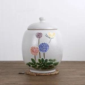 여주쌀독 민들레 잡곡단지 5kg 소금항아리 현관소금 쌀독 쌀항아리 여주쌀독 도자기쌀독