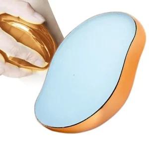 피부 각질 제거기 케어 모공 관리 인그로운 헤어 글라스 제모기 금색 (WFJHYK2)