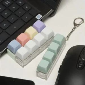 키캡 키홀더 열쇠고리 스트레스 해소 딸깍이 키보드