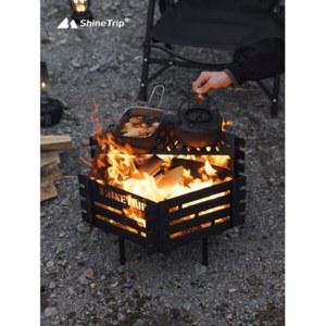 숯불그릴화로대샤인트립 조립식 육각 스테인레스 오덕 화로대