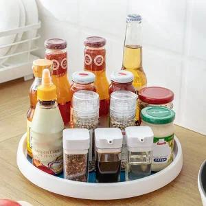 [람스]빙글 빙글 편리한 냉장고 턴테이블 회전 트레이 양념통 정리