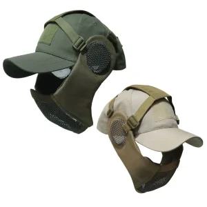 서바이벌 야구모자 귀 안면 보호대 마스크 세트 5종 서바이벌 밀리터리 안면마스크 서바이벌룩 밀리터리룩