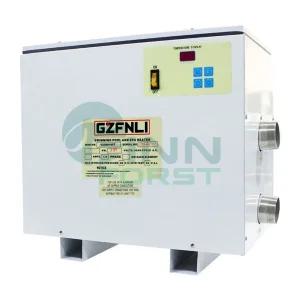 히트펌프보일러 야외 온천 컨트롤러 사우나 시공 220V 발열관