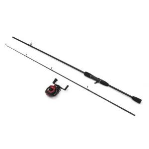 초보자용 루어 낚시 풀세트 좌핸들 베이트릴 채비 포함 (WFJLNM4)