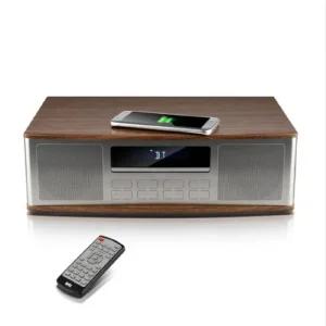 브리츠 레트로 블루투스 오디오 스피커 CD플레이어 라디오 스마트폰 휴대폰 무선충전 생일 선물