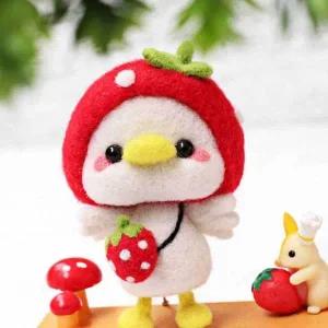 [셀러에이드]볼 펠트 키트 만들기 세트 인형 오리 diy