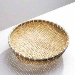 정겨운대나무소쿠리36cm작은광주리바구니채반 DXOB7037