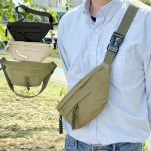 도난방지 멀티 힙색 크로스 캐주얼 남여공용 가방
