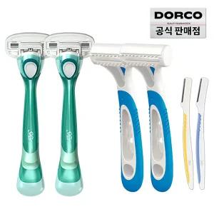 [도루코]이브 크리미 면도기1UPX2+발각질 면도기2P+눈썹칼2P