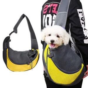 [셀러에이드]이동가방 고양이 포대기 앞가방 산책가방 40CM 애견슬링백