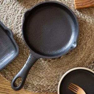 무쇠주물 원형 후라이팬 소형 12cm 프라이팬