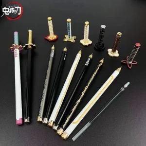 고고딜 귀멸의 아카자 애니 탄지로 귀칼 볼펜 15개세트