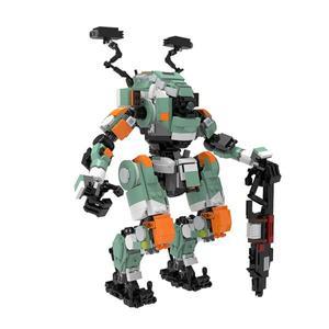 MOC Vanguard-Class Titan BT-7274 로봇 빌딩 블록 Titanfall 2 전투 Mecha 벽돌   성인 선물 세트