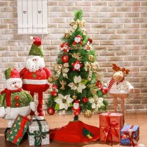 120cm 노엘인형 솔잎트리 풀세트 장식트리 완제트리 크리스마스트리 크리스마스완제트리