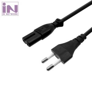 인네트워크 KC인증 8자 코드 220V 2.5A AC 전원케이블 3M INP028