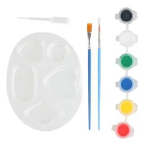 2500 6색 물감 패브릭 세트 공작 유아미술