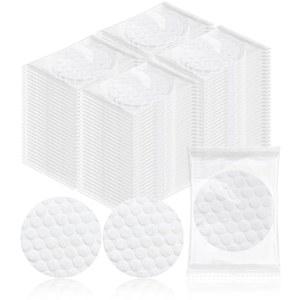 여행 사이즈 코튼 라운드 개별 포장 대부분의 피부 타입을 위한 벌크 메이크업 패드 소프트 (2개/세트, 총 50세트)