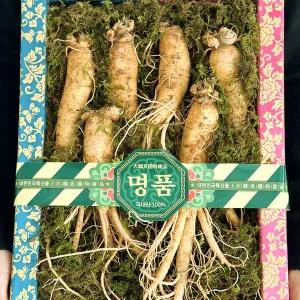 [하라네]금산 인삼 6년근 원수삼 특대 1채 750g 7-9뿌리 고급 보자기포장