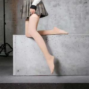 타이즈 여성 오버니삭스 살색