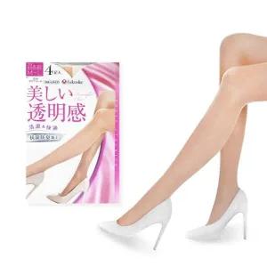 클리어 서포트 일본 스타킹 4개입 누디베이지