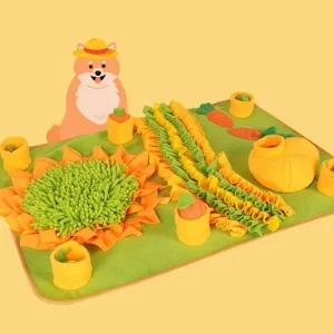 크레용펫 강아지 노즈워크 매트 당근밭 후각 놀이후각훈련장난감 간식장난