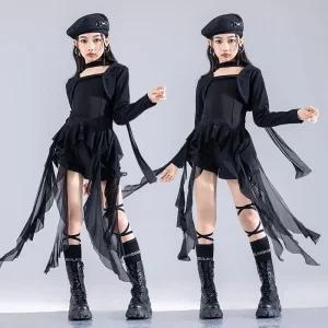 여아 댄스복 아동 초등학생 의상 방송 무대 공연 힙합 댄스 주니어 키즈 걸그룹 연습복