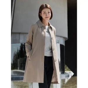 [PAT][PAT여성] 여성 빅카라 면혼방 패팅 코트_1J61103