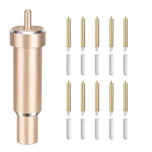 Viemior 프리미엄 파인 포인트 블레이드 - 크리컷 메이커 3/메이커/익스플로어 3/익스플로어 에어 2/에어/원, 하우징과 호환되어 글리터 비닐, 카드스톡, 인조, 접착 호일, 벨럼을 자릅니다