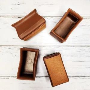 고품질 실리콘의자캡 직사각 형 대형 갈색 실리콘의자 의자다리 투명의자캡 투명의자발캡 (WFJUWI7)