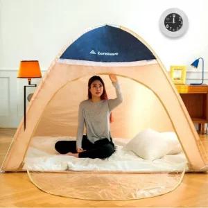원터치 실내 난방텐트 3인용 4인용 바닥없음 설치 간편 180X200cm