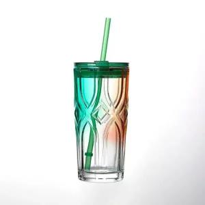 투톤 그라데이션 빨대텀블러 1개 WFIT5LM