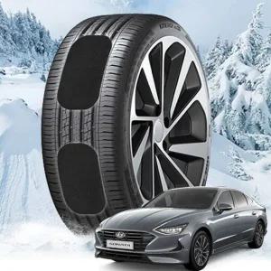 쏘나타 DN8 붙이는 스노우체인 스노우캐치 스노우체인 작물체인 우레탄체인 스노우캐치