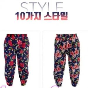 겨울 방한 편안한 스타일 몸빼바지 겨울 몸빼바지 털