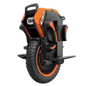 인모션 어드벤처 전기 자전거 - 서스펜션 포함 16인치 원휠 EUC, 43.5MPH 고속, 75마일 장거리, 오프로드, 시내 출퇴근 및 익스트림 지형을 위한 강력한 셀프 밸런싱 모노힐(V14-50GB 삼성 배터리)