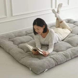 두꺼운 요매트 바닥에까는이불 1인용 자가발열토퍼 바닥