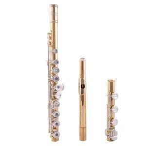 연습 악기 플롯 공연 학원 교육 학생 입문용 플루트 플룻- 24K전체금도금(니켈실버소재)