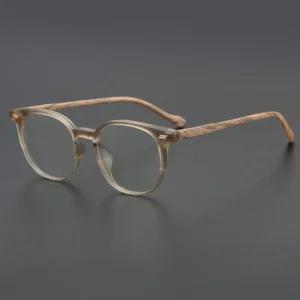 일본식 수제 무광 사각 뿔테 안경테 매트 투톤 초경량 빈티지 안경