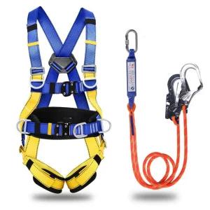 그네식안전대 고소 작업 후크 낙하 추락 방지 생명줄 안전벨트- 5점식