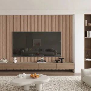 템바보드 벽지 접착식 카페 블럭 붙이는 셀프 나무판 벽돌 셀프시공 거실