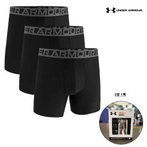 [롯데백화점]언더아머 남성 Tech 6인치 드로즈 팬티 블랙 1387430