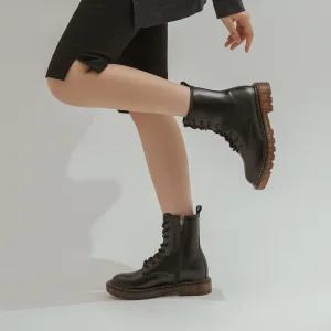 SOVO 보나 레이스업 플랫워커 3cm