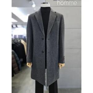 [바쏘옴므]바쏘옴므 세이브존03 바쏘옴므 남자 그레이 울  체스터 코트 WSAGZ4CA04A (41283613)